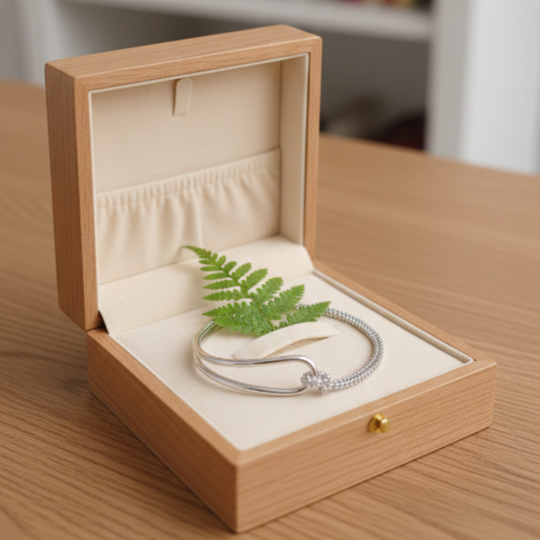 S925 Silver Knot Bracelet – Minimalist Geometric Chain for Women